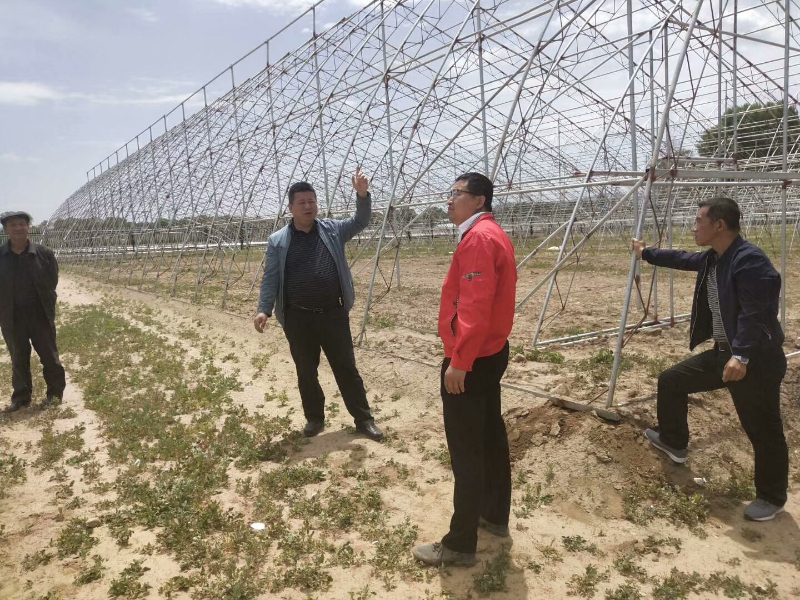甘肅定西市安定區內官營鎮林川村（玻璃內保溫智能溫室）